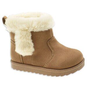Baby Girl Tan Faux Shearling Boots Size 2 Warm 3 Months Chic Baby Girl Shoes